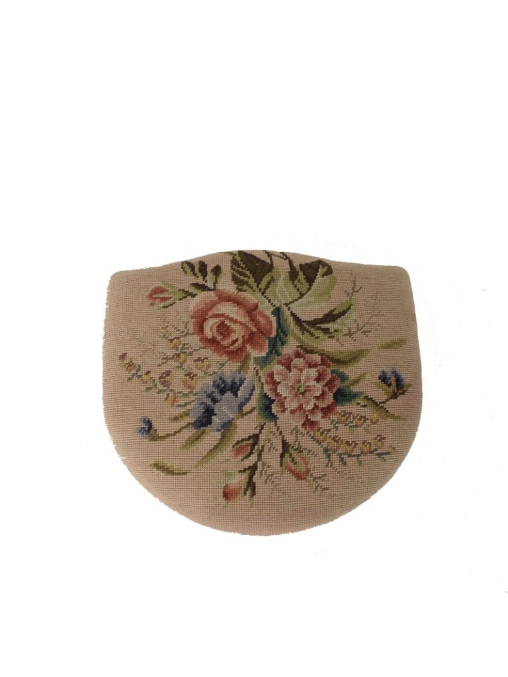 Chair Cushions 16 x 15 x 2 Multi Colored Floral Qty 1 Needle Point Cushions - Picture 2 of 8